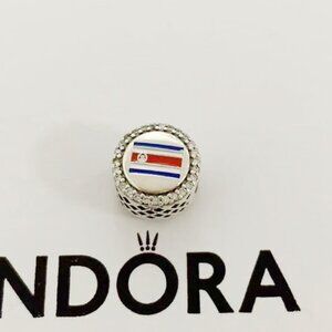 Pandora Costa Rica Flag Exclusive Bead Charm